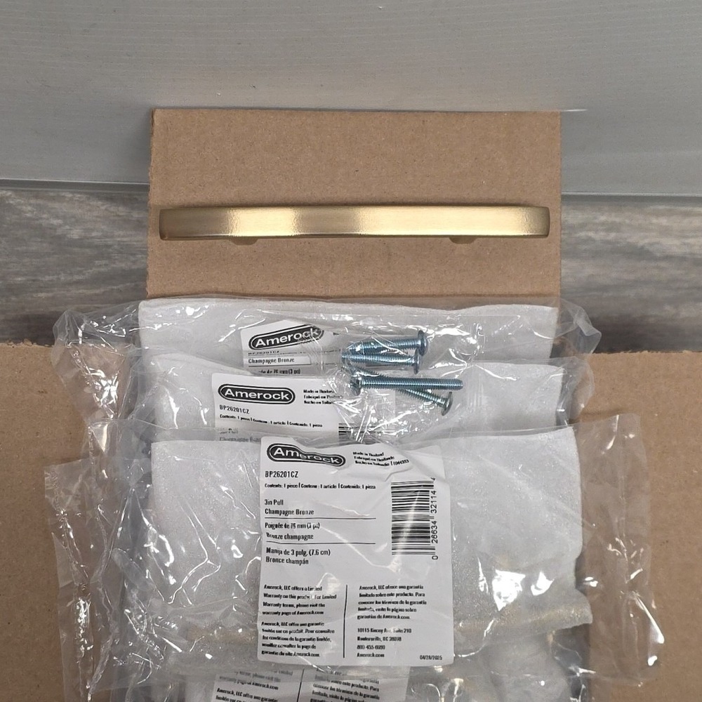 28 Pack - Amerock BP26201 Cyprus 3" Center to Center Bar Cabinet Pull - Bronze